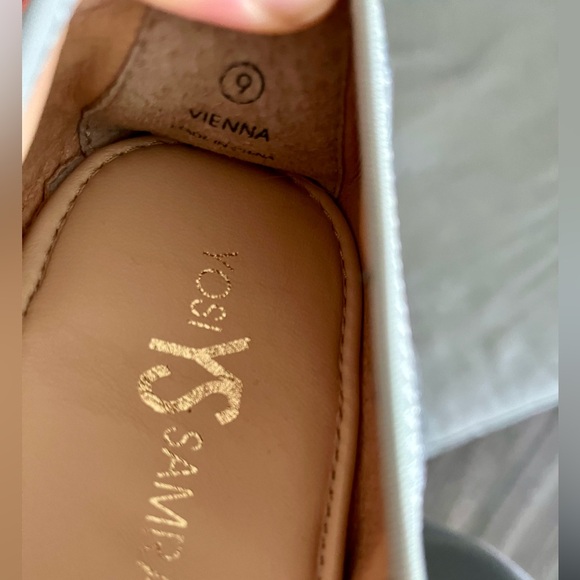 Yosi Samra Vienna foldable ballet flat in metallic silver, size 9 - Picture 5 of 7